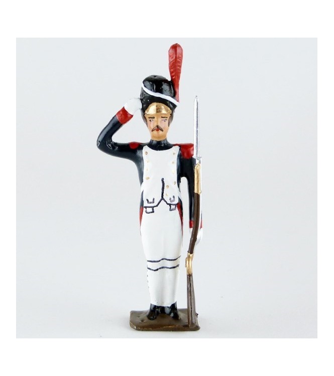 Grenadier de la Garde saluant, fusil au pied (0546-003)