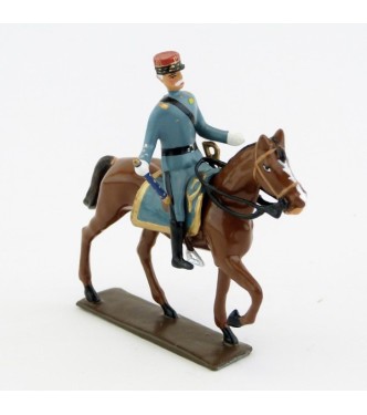 Général Pétain à cheval
