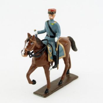 Général Pétain à cheval