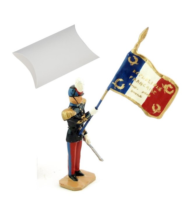 Porte-drapeau au fixe (Saint-Cyr) (S.E.A)