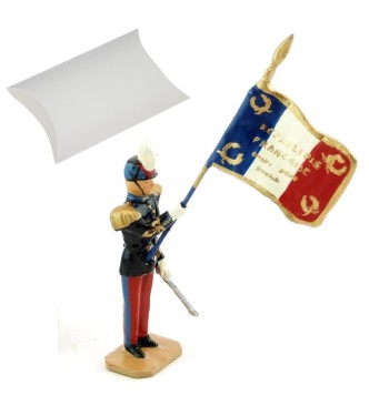 Porte-drapeau au fixe (Saint-Cyr) (S.E.A)