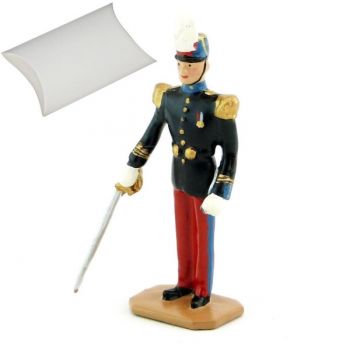 Officier au fixe, « salut du sabre » (Saint-Cyr) (S.E.A) (AAB03)
