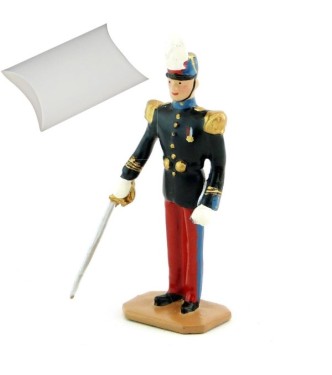 Officier au fixe, « salut du sabre » (Saint-Cyr) (S.E.A) (AAB03)