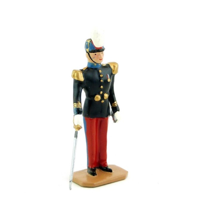 Officier au fixe, « salut du sabre » (Saint-Cyr) (S.E.A) (AAB03)