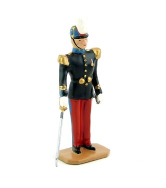 Officier au fixe, « salut du sabre » (Saint-Cyr) (S.E.A) (AAB03)