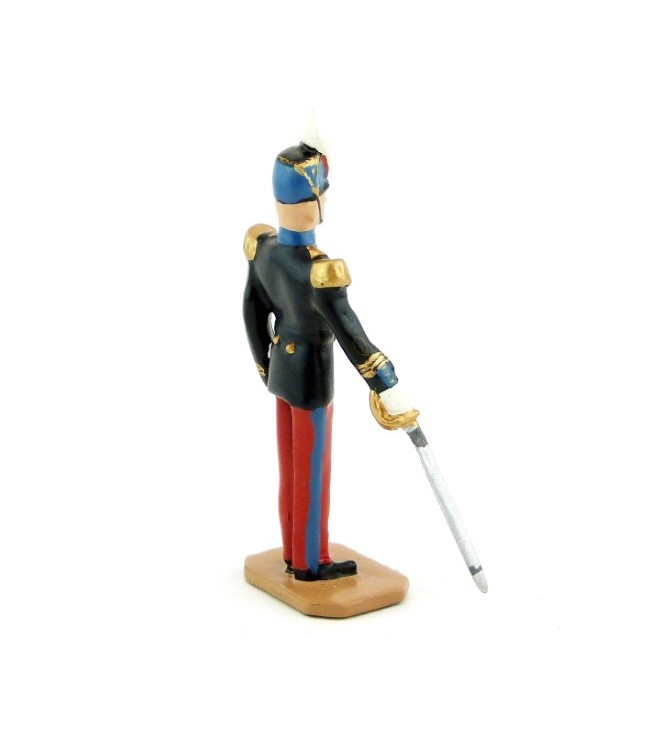 Officier au fixe, « salut du sabre » (Saint-Cyr) (S.E.A) (AAB03)