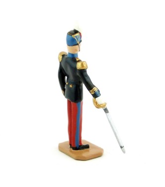 Officier au fixe, « salut du sabre » (Saint-Cyr) (S.E.A) (AAB03)