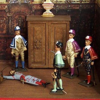 diorama « l'assassinat du Duc de Guise »