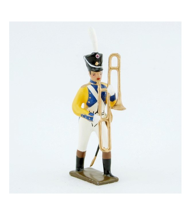 sacqueboute (trombone à coulisse) de la musique du 67ème de ligne