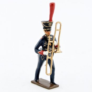sacqueboute (trombone à coulisse) de la musique des marins de la garde (1812)