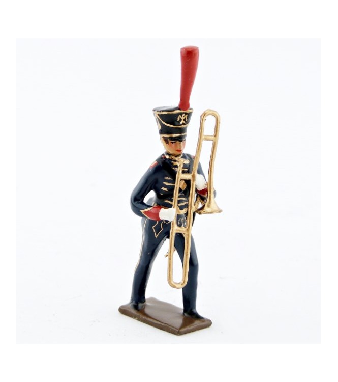 sacqueboute (trombone à coulisse) de la musique des marins de la garde (1812)