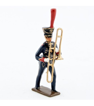 sacqueboute (trombone à coulisse) de la musique des marins de la garde (1812)