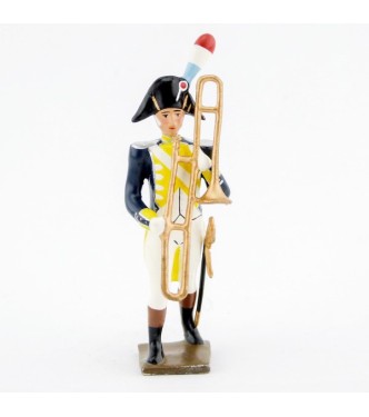 sacqueboute (trombone à coulisse) de la musique du 57ème de ligne