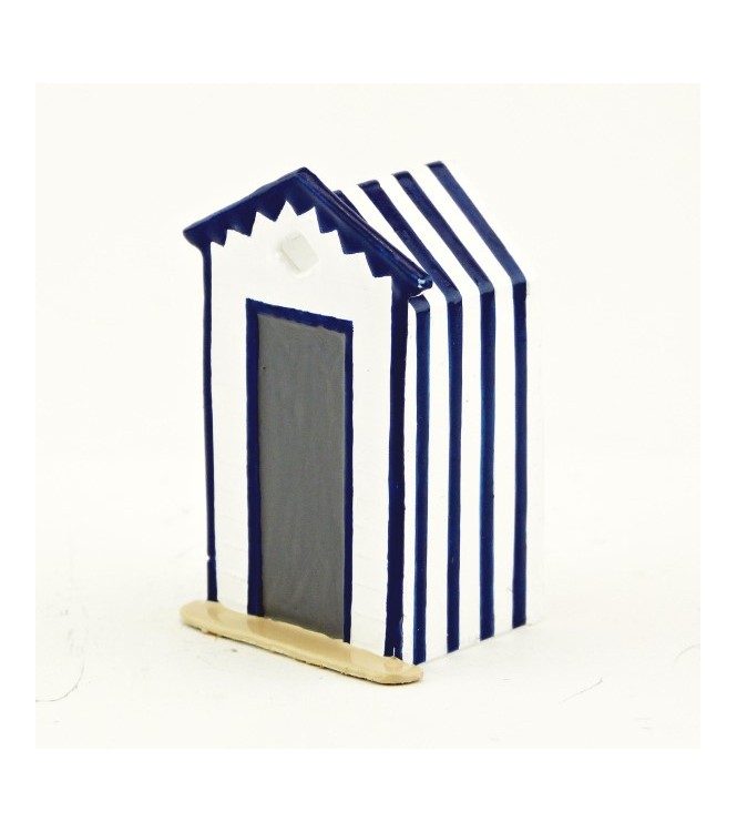 Cabine de plage bleue (en volume)