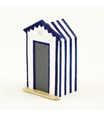 Cabine de plage bleue (en volume)