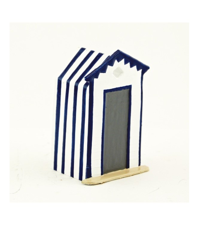 Cabine de plage bleue (en volume)