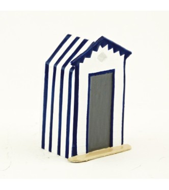 Cabine de plage bleue (en volume)