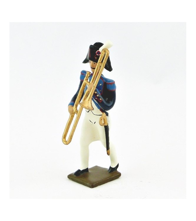 saqueboute / trombone à coulisse de la musique du 18ème de ligne