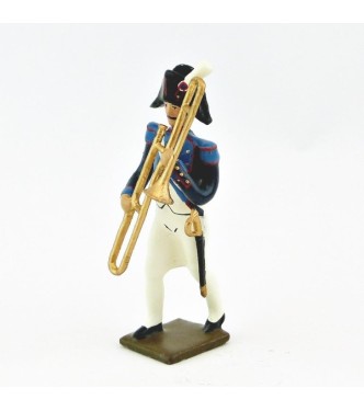 saqueboute / trombone à coulisse de la musique du 18ème de ligne