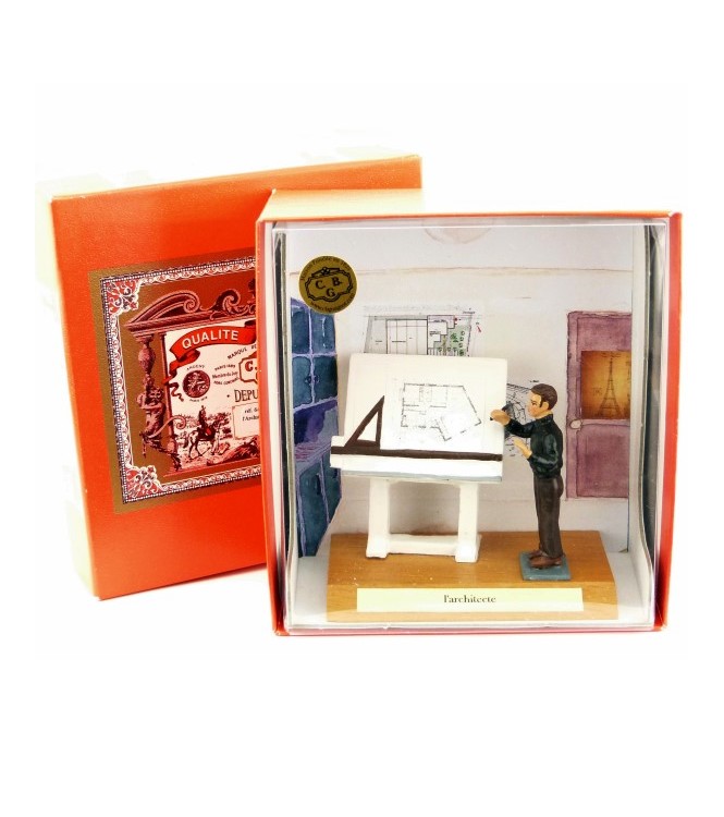 Architecte en coffret de présentation