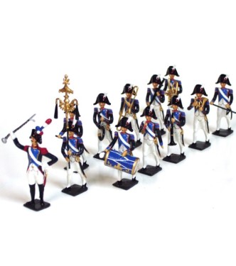 Musique du 18ème de ligne, ensemble de 12 musiciens