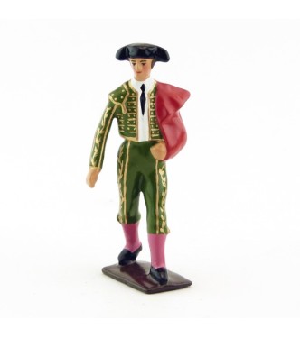 Toréro défilant, costume vert