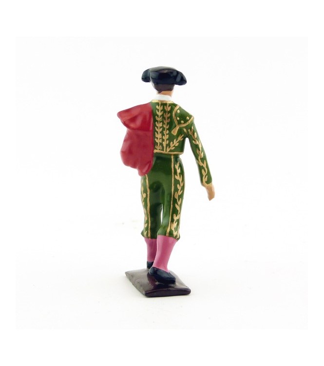 Toréro défilant, costume vert