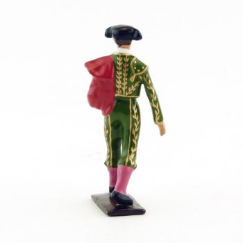 Toréro défilant, costume vert