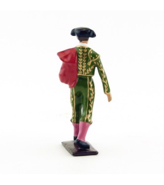 Toréro défilant, costume vert