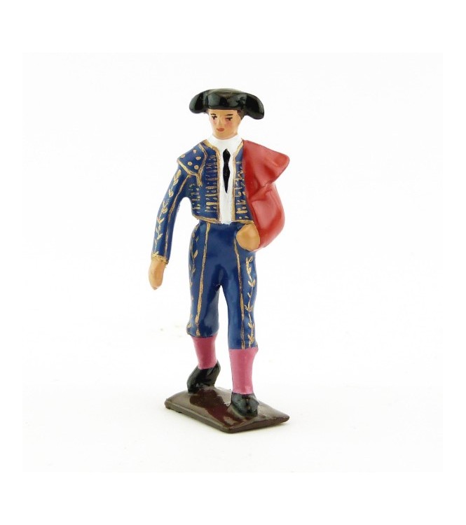 Toréro défilant, costume bleu
