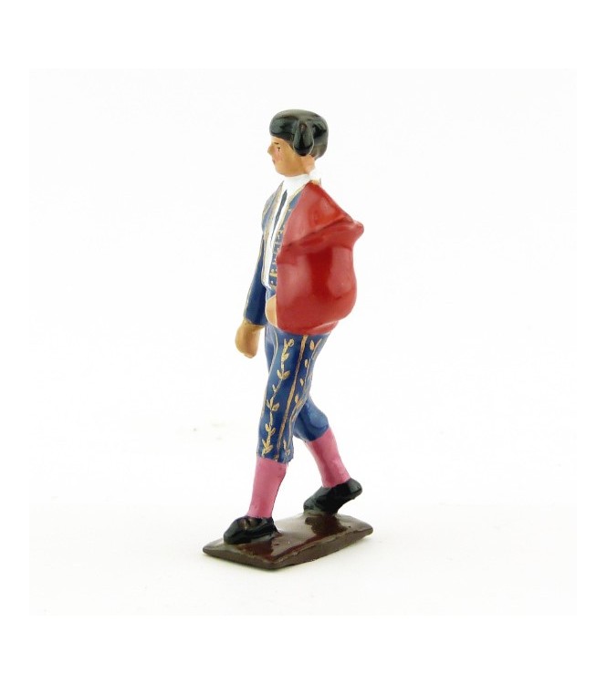 Toréro défilant, costume bleu