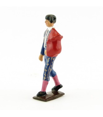 Toréro défilant, costume bleu
