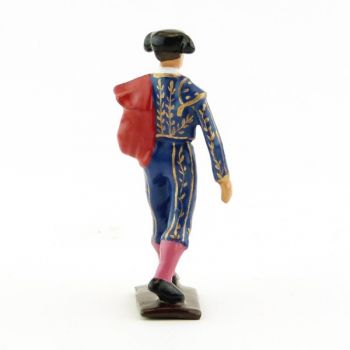 Toréro défilant, costume bleu