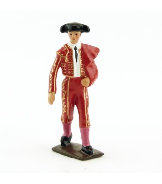 Toréro défilant, costume rouge