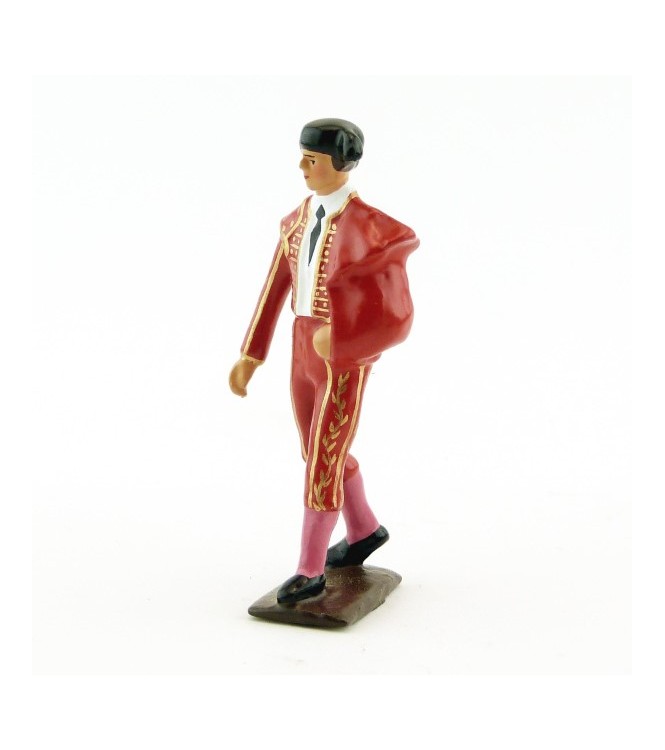 Toréro défilant, costume rouge
