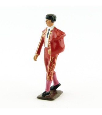 Toréro défilant, costume rouge