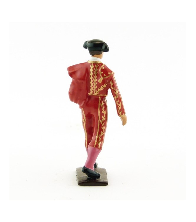 Toréro défilant, costume rouge
