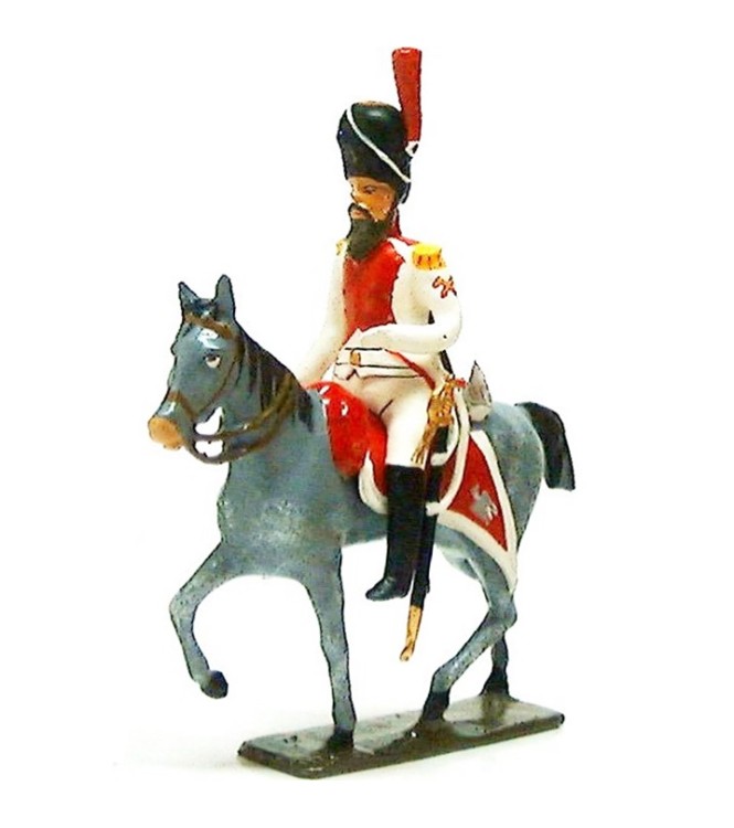 sapeur des grenadiers hollandais à cheval avec hache