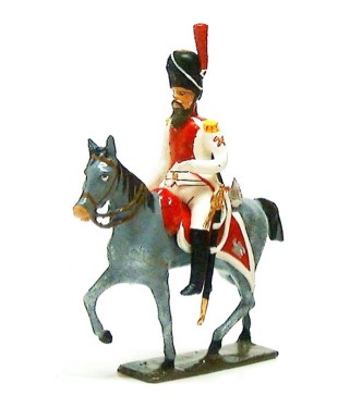 sapeur des grenadiers hollandais à cheval avec hache