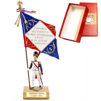 Aigle des Grenadiers à pied de la garde (1804) en coffret