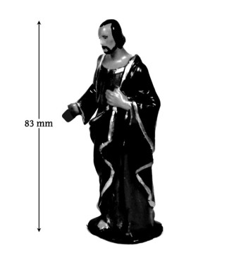 Joseph (grande crèche ronde-bosse, h. 83 mm)