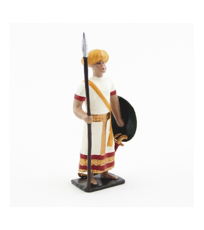 Sarrasin (sarazin) avec lance et bouclier - turban