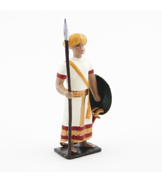 Sarrasin (sarazin) avec lance et bouclier - turban