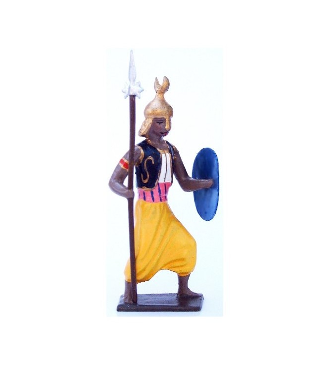 Sarrasin (sarazin) avec lance et bouclier