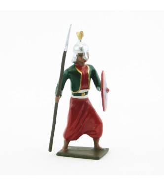Sarrasin (sarazin) avec lance et bouclier