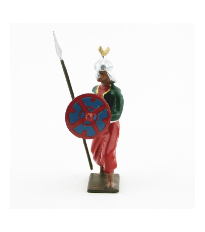Sarrasin (sarazin) avec lance et bouclier