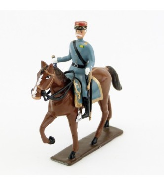 Général Pétain à cheval