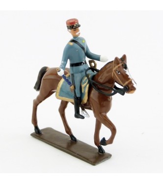 Général Pétain à cheval
