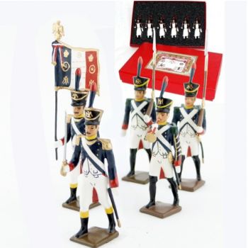 Voltigeurs de la garde (1812), coffret de 5 figurines