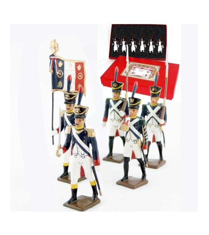Voltigeurs de la garde (1812), coffret de 5 figurines